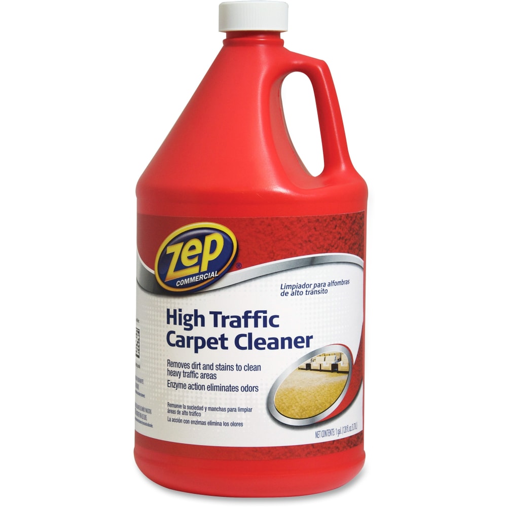 Zep High-Traffic Carpet Cleaner, 128 Oz Bottle