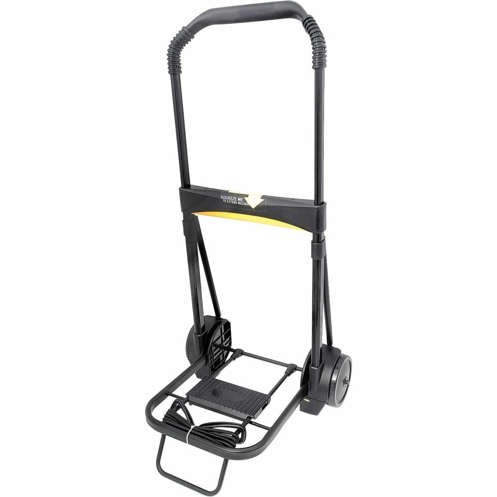 Kantek 200 Lb Capacity Ultra-Lite Folding Cart, 200 Lb Capacity, Black