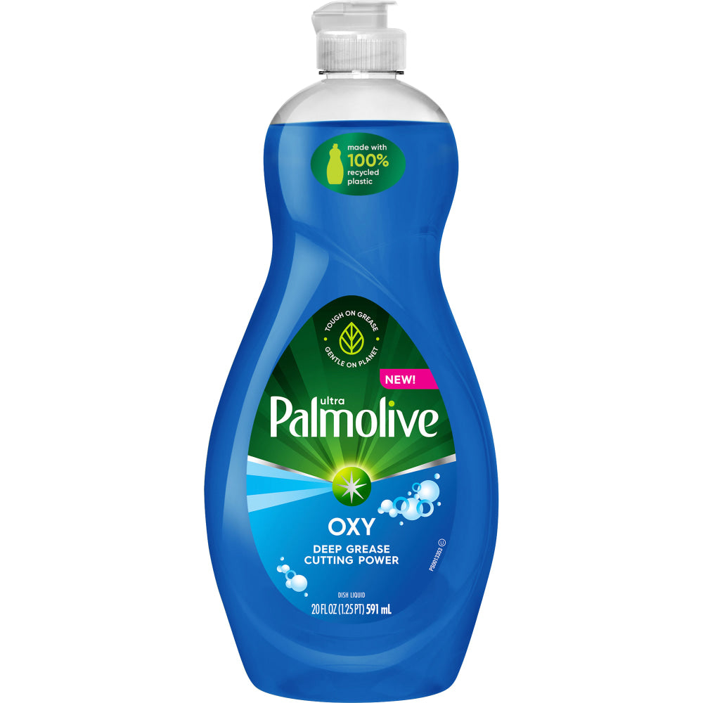 Palmolive Ultra Dish Soap Oxy Degreaser Concentrate, 20 Oz, Blue, Carton Of 9