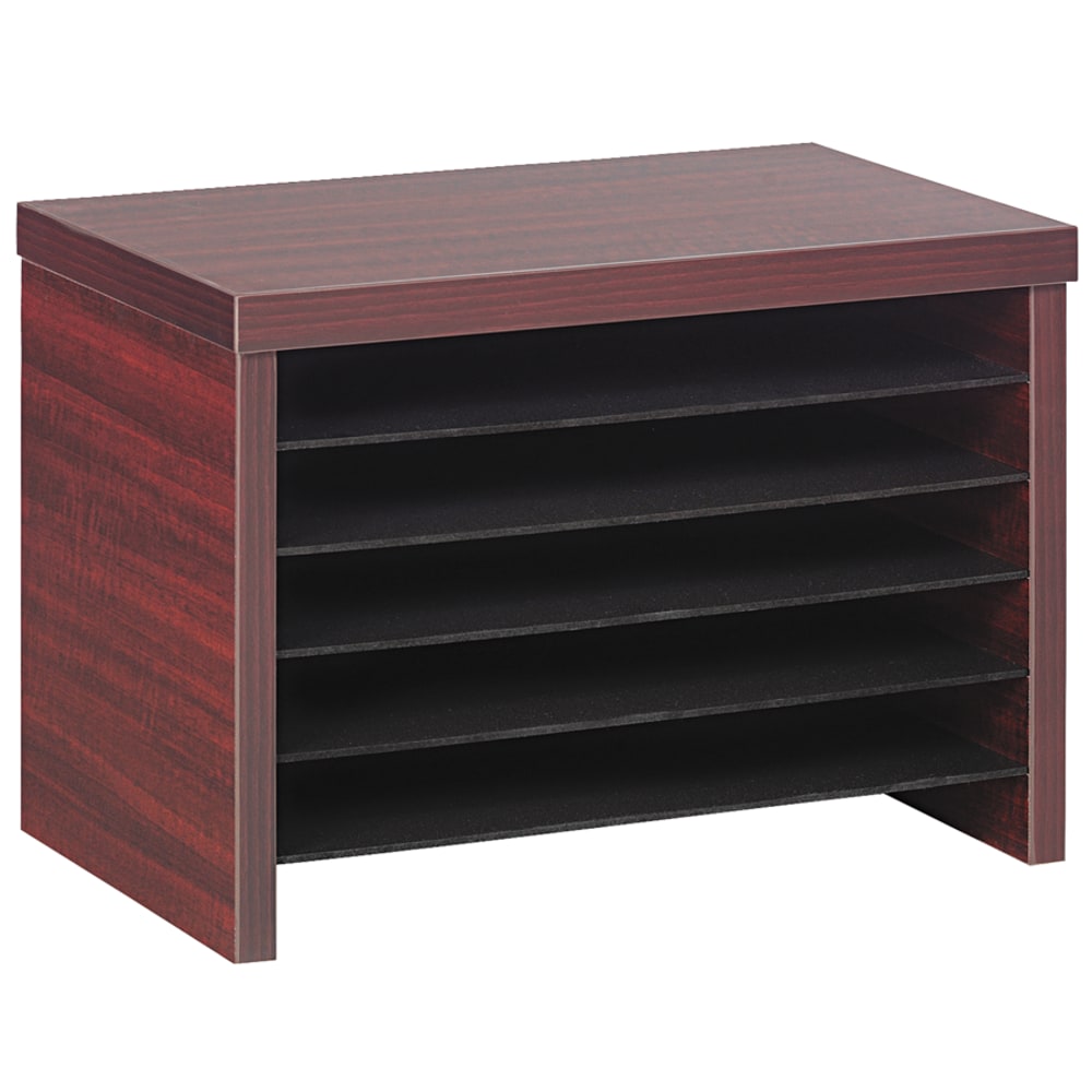 Alera Valencia Series Under-Counter File Organizer Shelf, 11inH x 16inW x 10inD, Mahogany