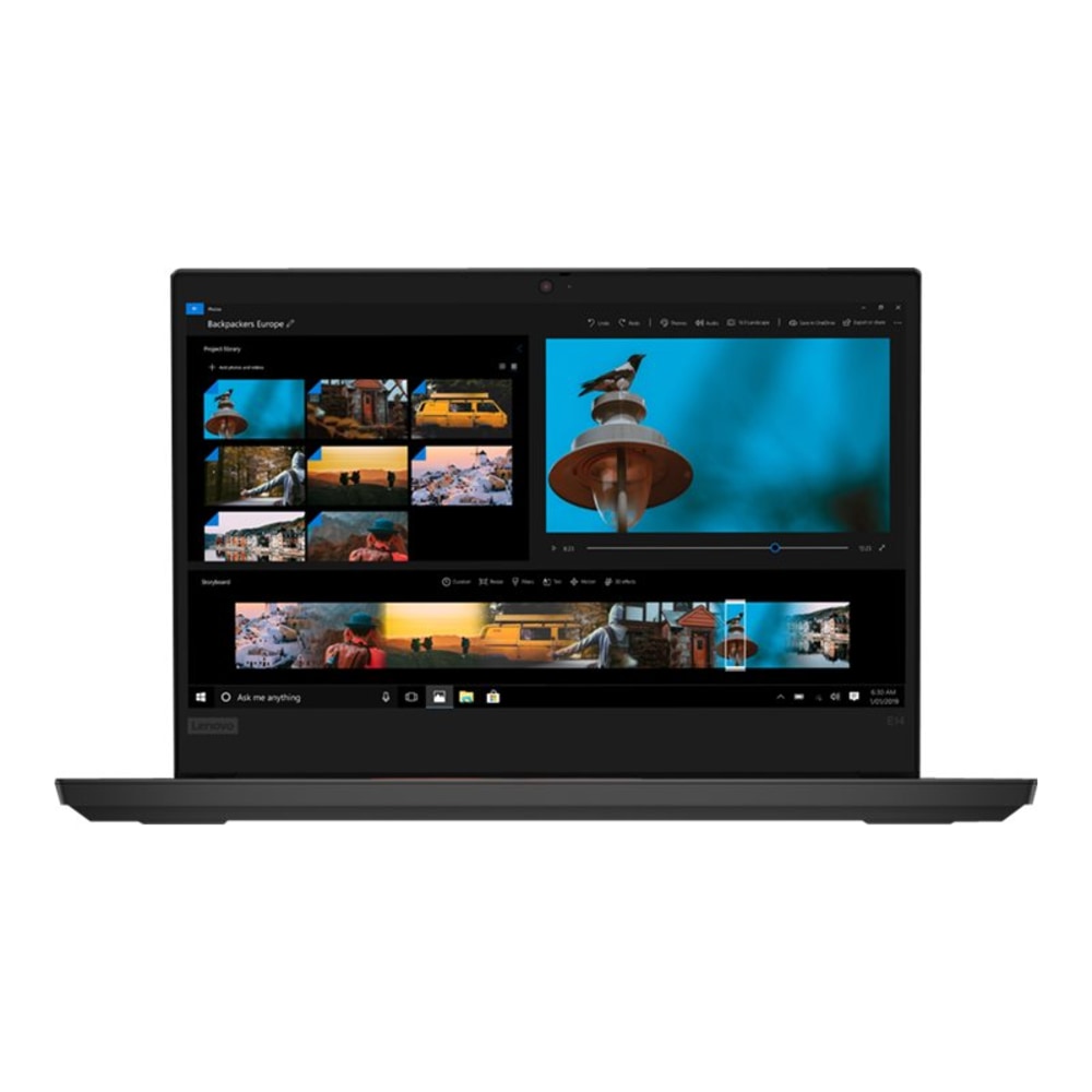 Lenovo ThinkPad E14 20RA004WUS 14in Notebook - 1920 x 1080 - Core i5 i5-10210U - 8 GB RAM - 1 TB HDD - Black - Windows 10 Pro 64-bit - Intel UHD Graphics - In-plane Switching (IPS) Technology - English Keyboard