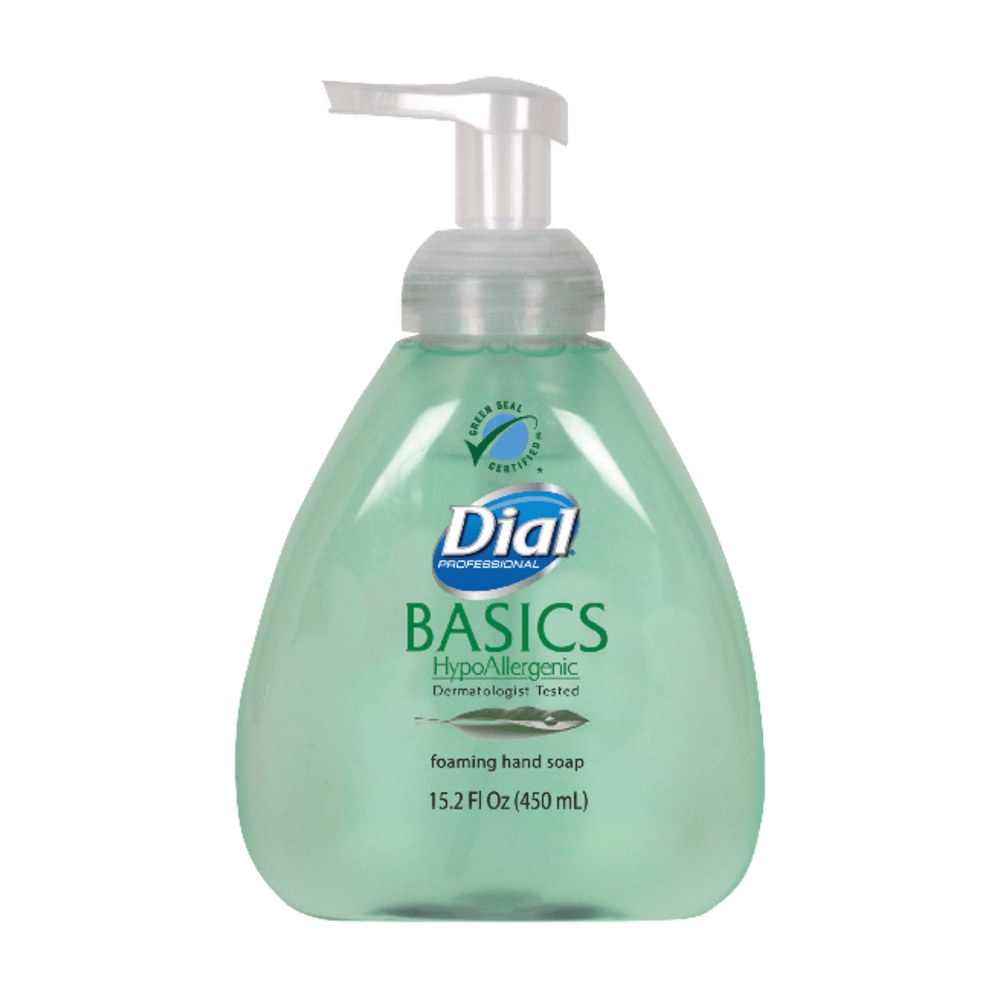 Dial Basics Foam Hand Soap, 15.2 Oz Pump Bottle