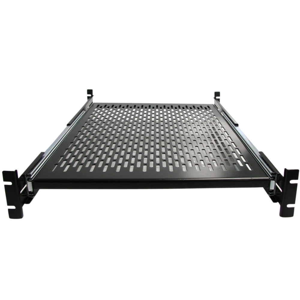 StarTech.com 2U Vented Sliding Rack Mount Shelf