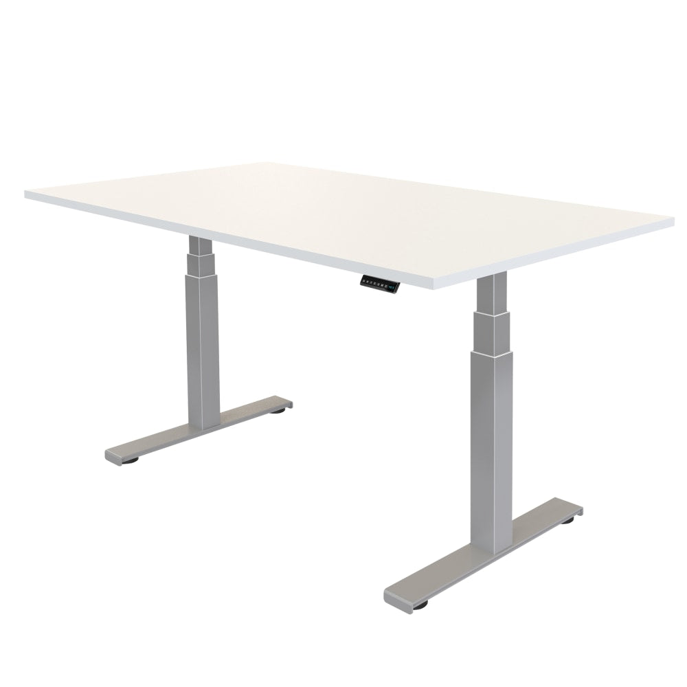 Fellowes Cambio 48inW Height-Adjustable Computer Desk, White