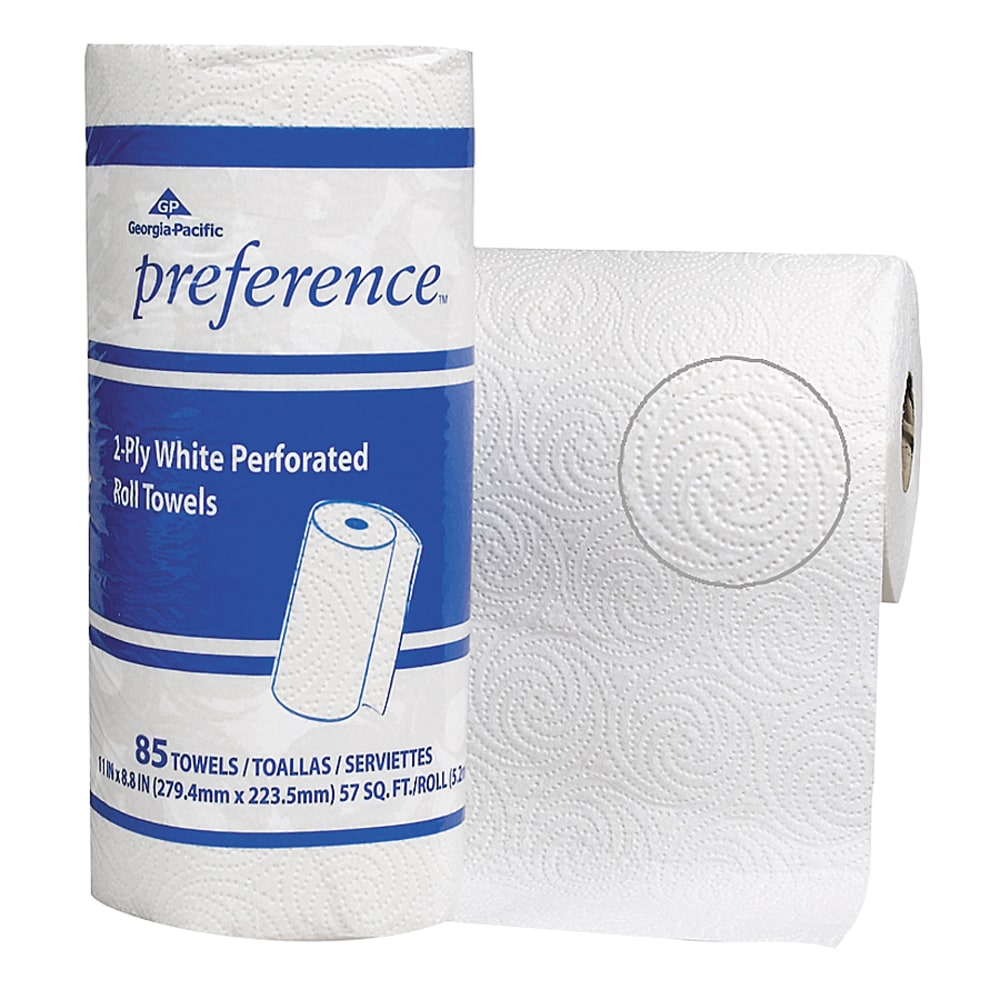 Georgia-Pacific by GP PRO Preference 2-Ply Paper Towels, Roll Of 85 Sheets