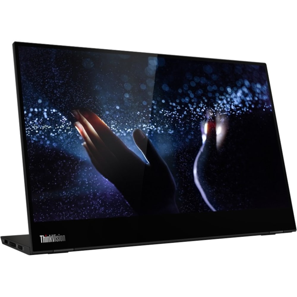 Lenovo ThinkVision M14t 14in LCD Touchscreen Monitor - 16:9 - 6 ms Extreme Mode - 14in Class - 10 Point(s) Multi-touch Screen - 1920 x 1080 - Full HD - In-plane Switching (IPS) Technology - 16.7 Million Colors - 300 Nit