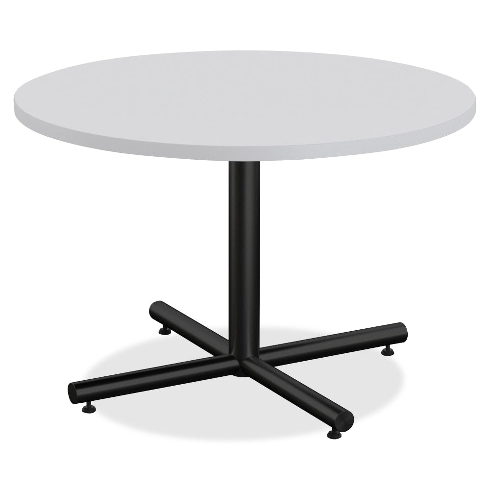 Lorell Hospitality Round Table Top, 36inW, Light Gray