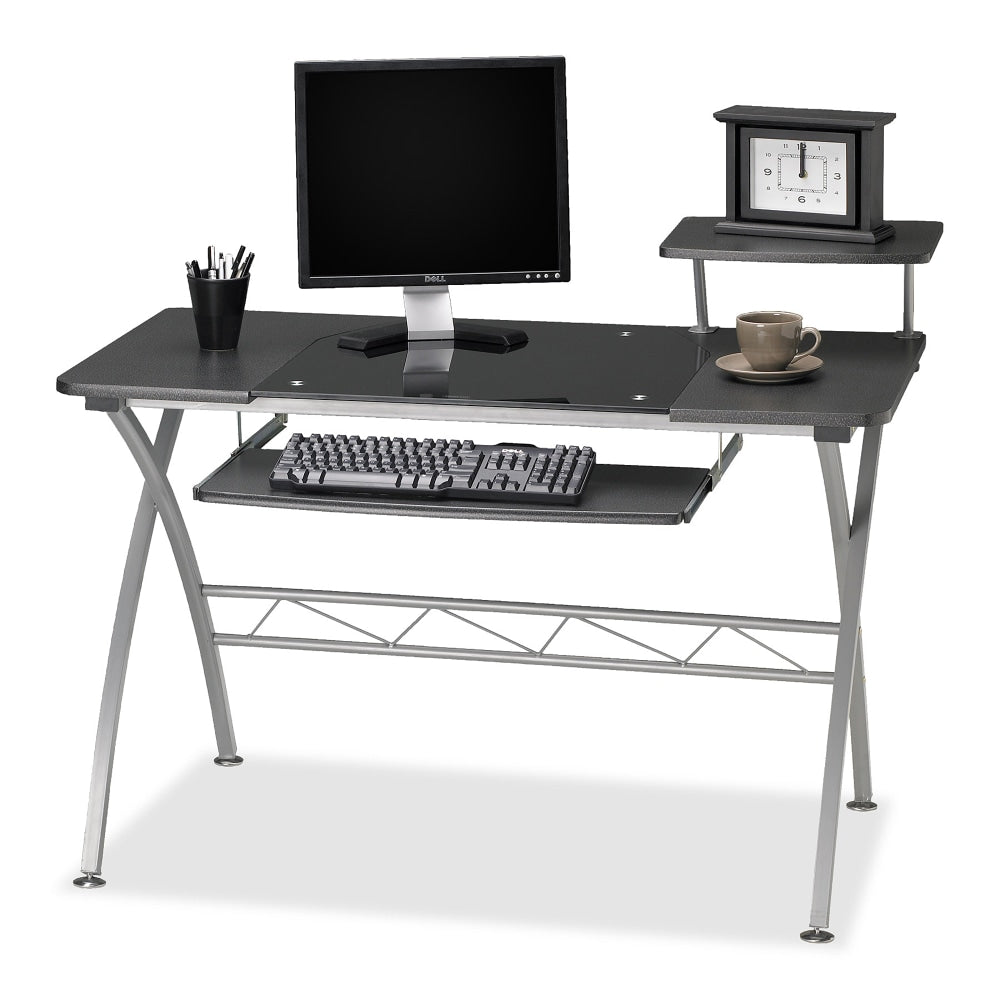 Mayline Eastwinds Vision 48inW Computer Desk, Anthracite