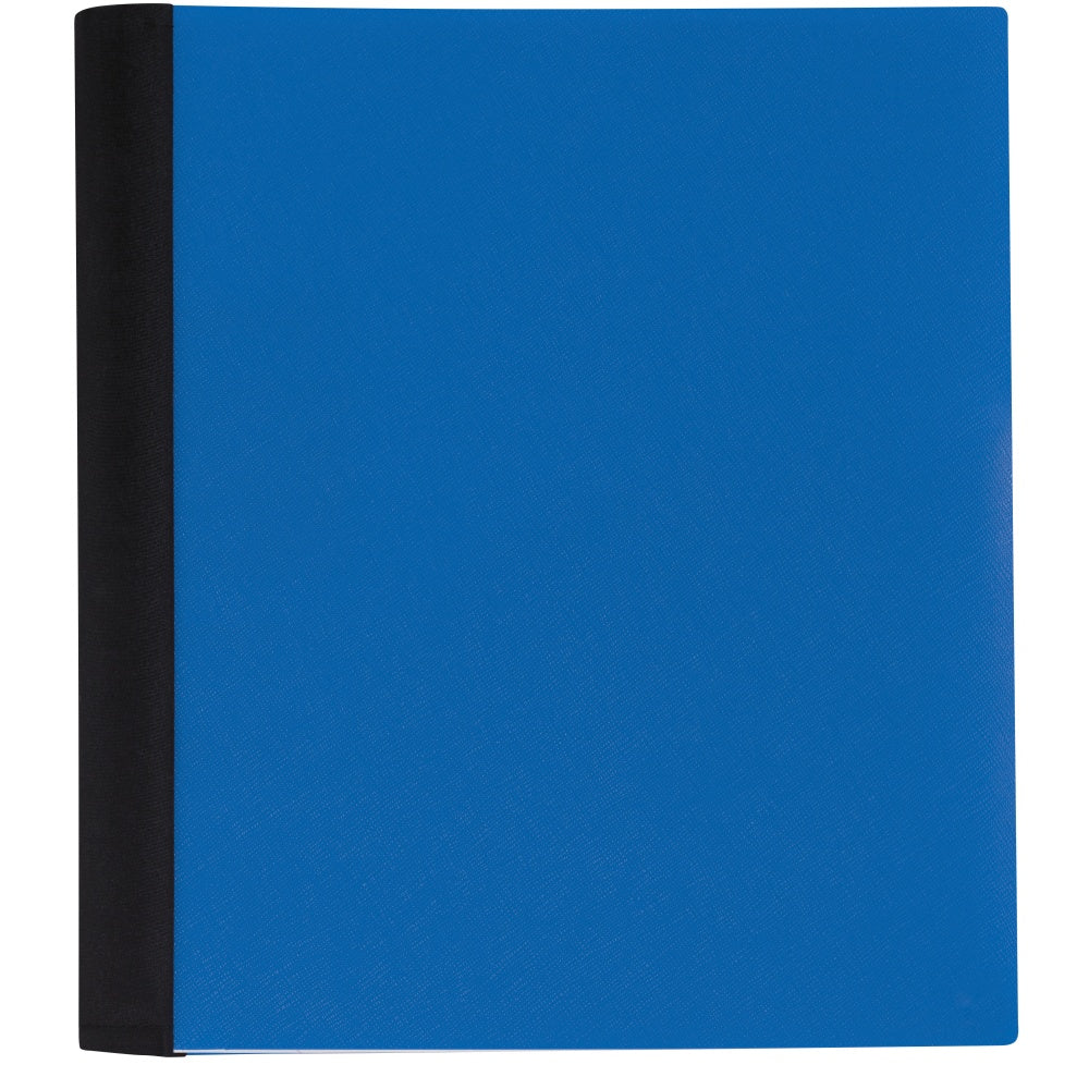 Office Depot Brand Stellar Notebook With Spine Cover, 8-1/2in x 11in, 5 Subject, College Ruled, 200 Sheets, Blue