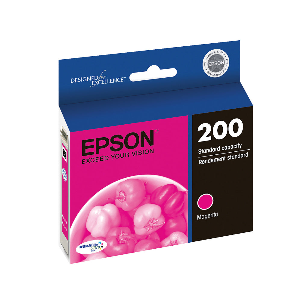 Epson 200 DuraBrite Ultra Magenta Ink Cartridge, T200320