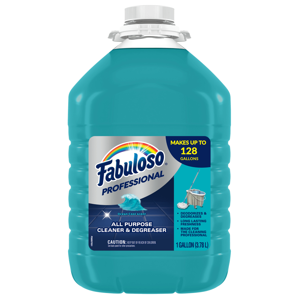 Fabuloso Fabuloso Ocean Multi-use Cleaner - Concentrate - 128 fl oz (4 quart) - Ocean Cool, Pleasant Scent - 4 / Carton - Blue