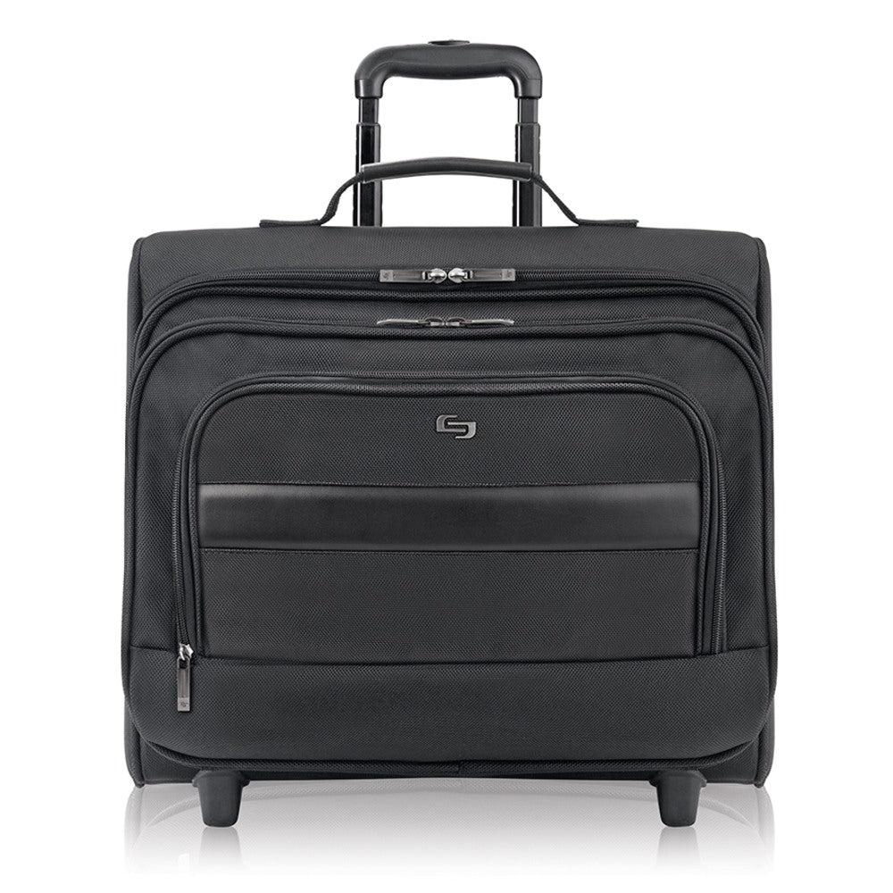 Solo New York Columbus 15.6in Rolling Overnighter Case, Black