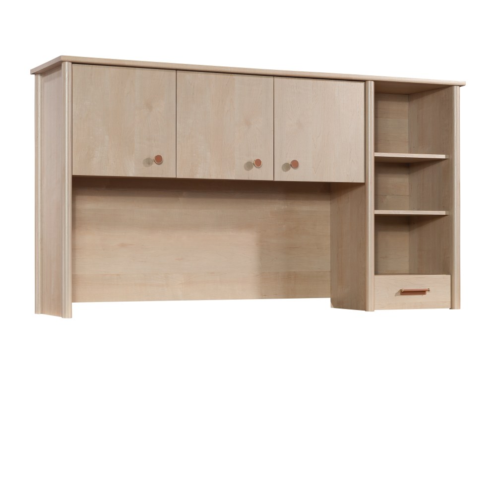 Sauder Whitaker Point Large Hutch With Storage, 36-1/4inH x 66inW x 15-1/2inD, Natural Maple