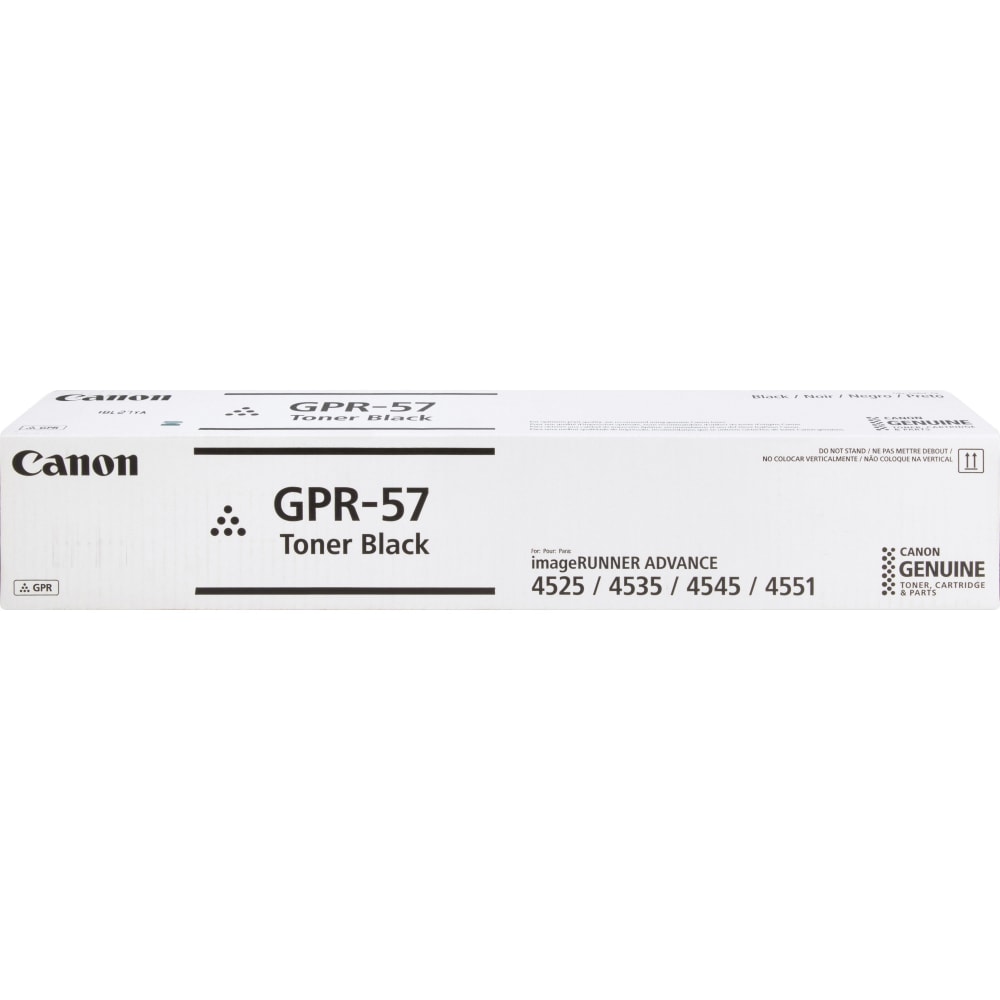 Canon GPR-57 Black High Yield Toner Cartridge, 0473C003