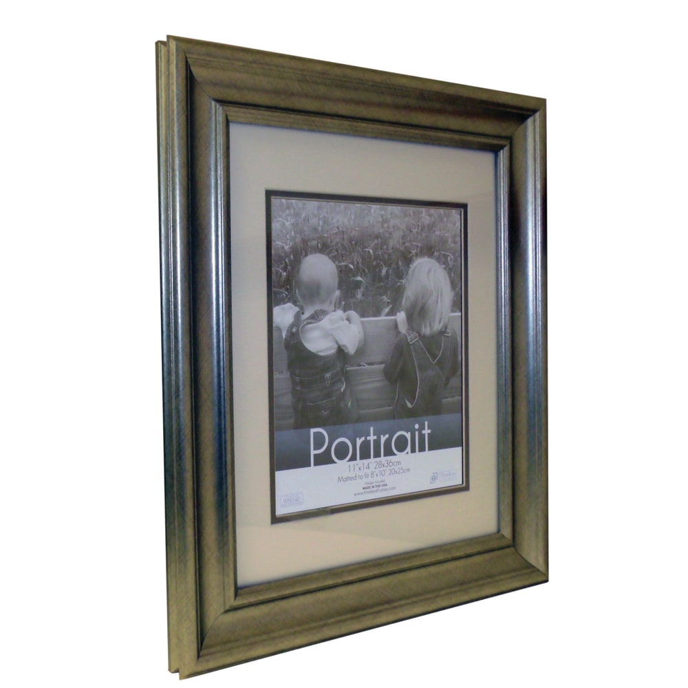 Timeless Frames Lauren Frame, Portrait, 16in x 20in, Silver