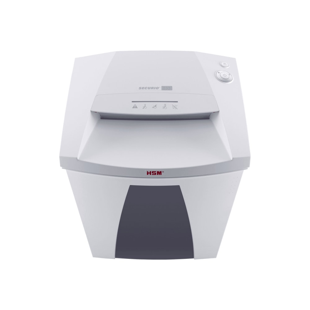 Securio By HSM B32C 19-Sheet Cross-Cut Shredder, 31-1/4inH x 19-5/8inW x 15-3/4inD, White