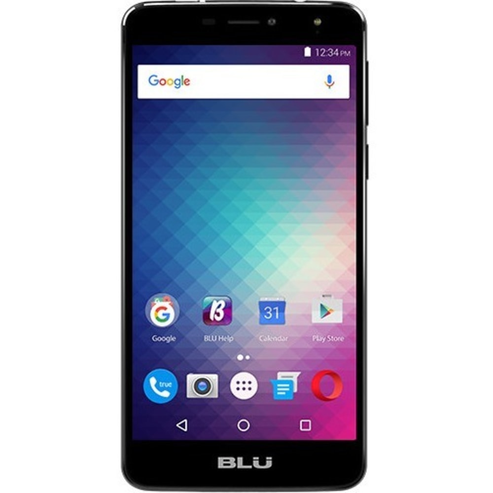 BLU STUDIO XL 2 S0270UU 16 GB Smartphone - 6in HD - 2 GB RAM - Android 6.0 Marshmallow - 4G - Black - Bar MT6737 Quad-core (4 Core) 1.30 GHz - 2 SIM Support - 64 GB microSD Support SIM-free - 13 Megapixel Rear Camera - 3 Day Talk Time