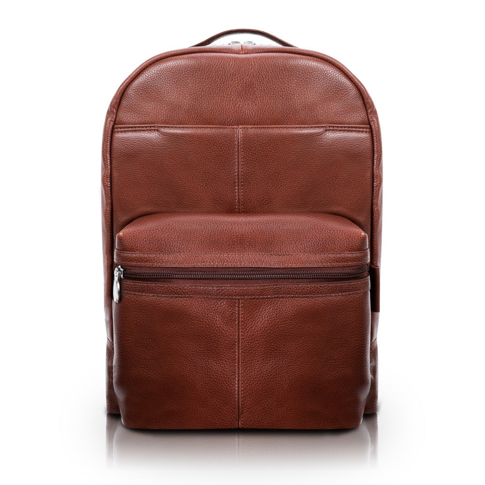 McKlein S-Series Parker Backpack With 15in Laptop Pocket, Brown