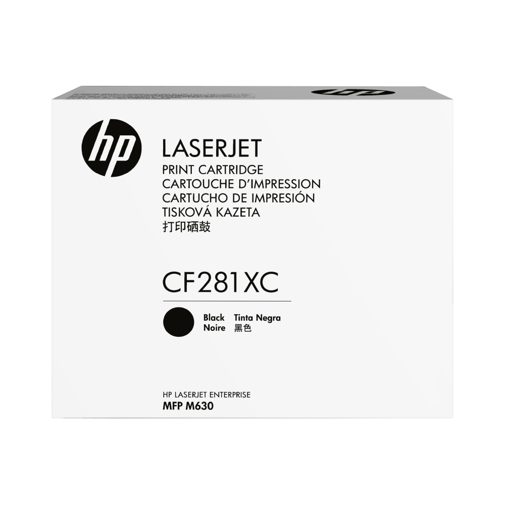 HP 81X Black High Yield Toner Cartridge, CF281XC