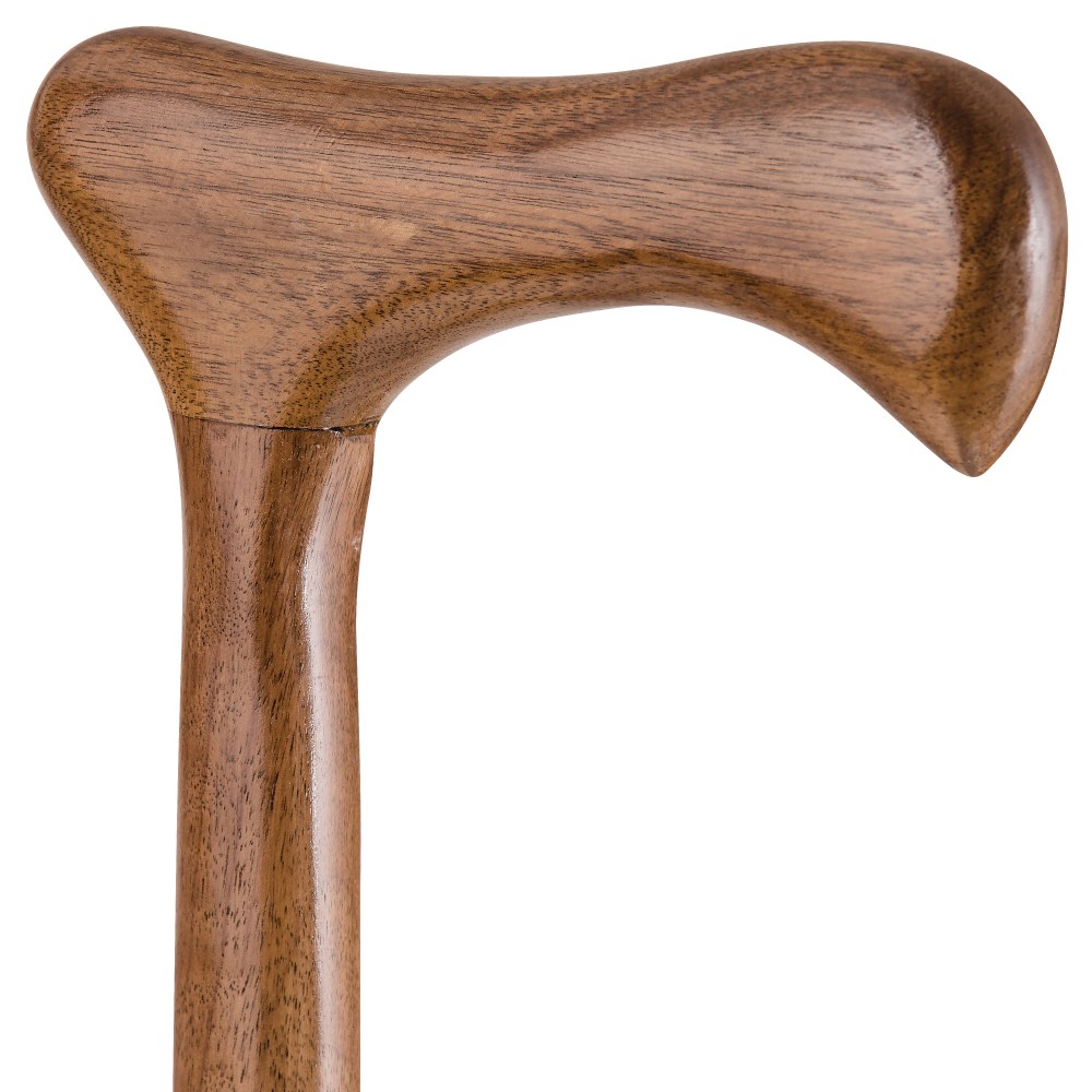 Brazos Walking Sticks Twisted Walnut Walking Cane, 37in, Natural