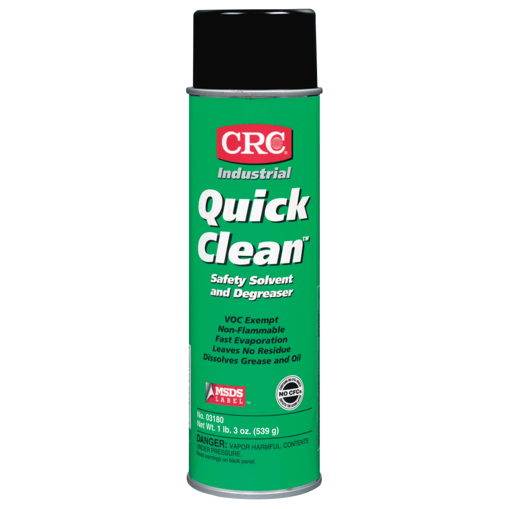 CRC Quick Clean Aerosol Safety Solvent/Degreaser, 20 Oz Can