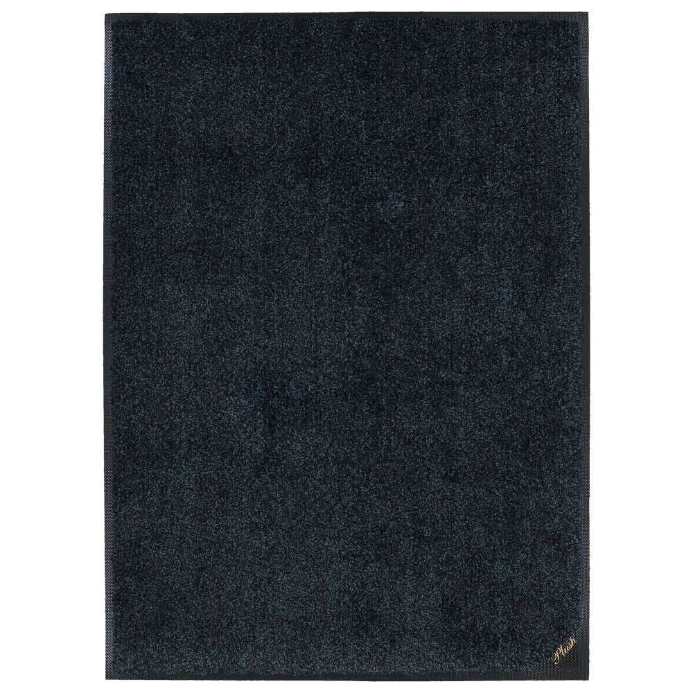 M+A Matting Plush Floor Mat, 2ft x 3ft, Slate Gray