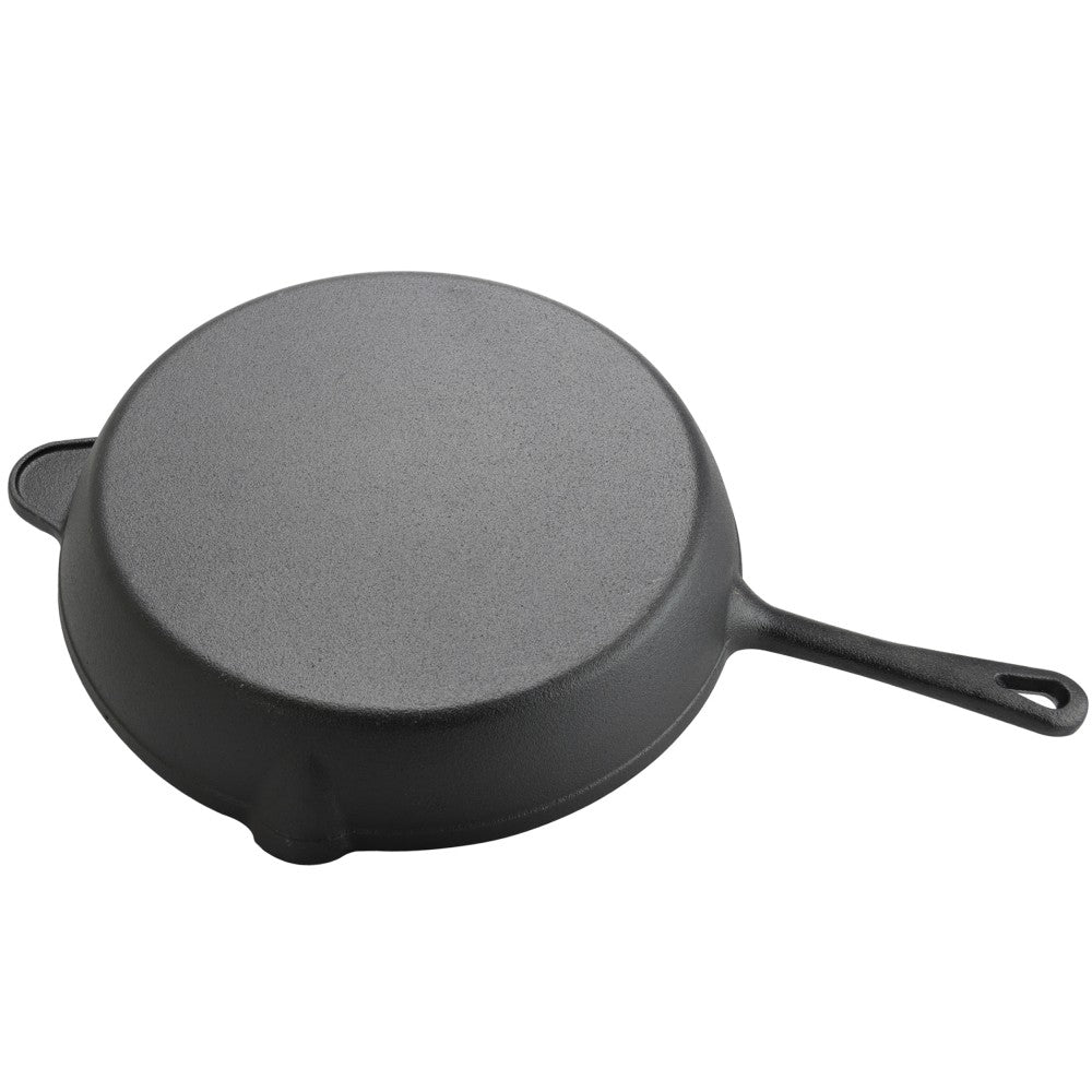 Gibson General Store Addlestone Cast Iron Frying Pan, 12in, Black