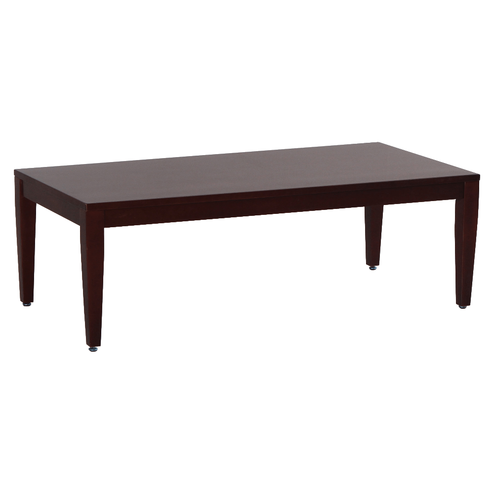 Lorell Solid Wood Coffee Table, Mahogany