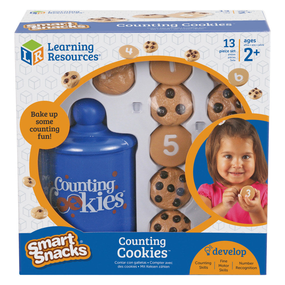 Learning Resources Smart Snacks Counting Cookies, 1 3/4in x 1 3/4in, Grades Pre-K - 4, Pack Of 13