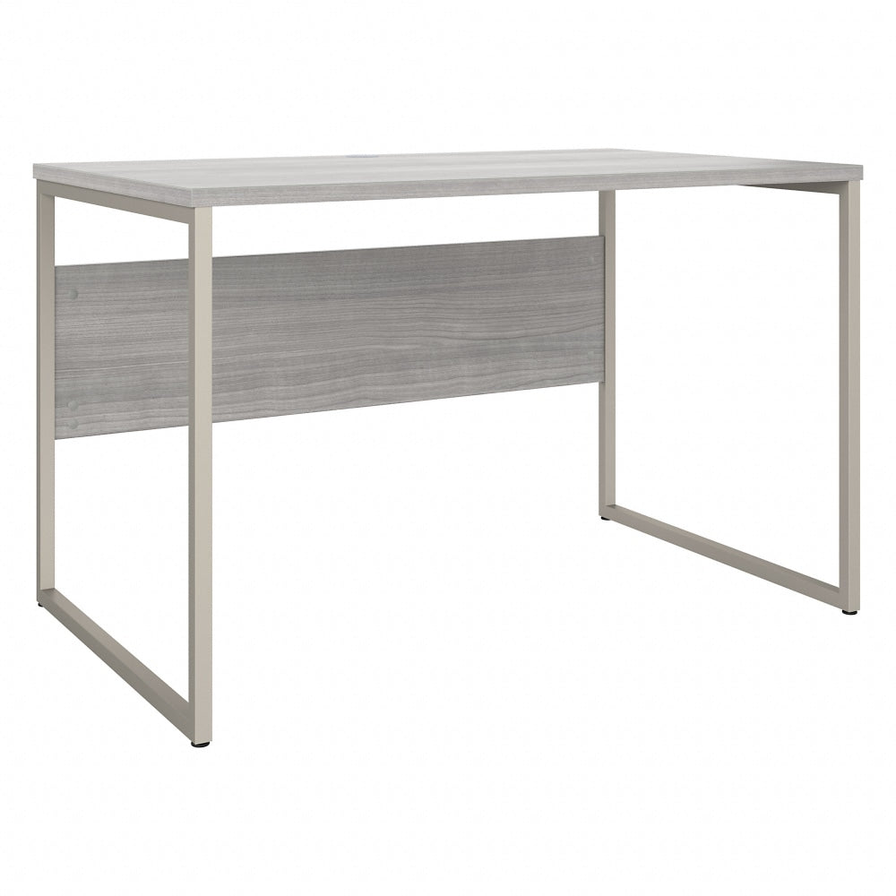 Bush Business Furniture Hybrid 48inW x 30inD Computer Table Desk With Metal Legs, Platinum Gray, Standard Delivery