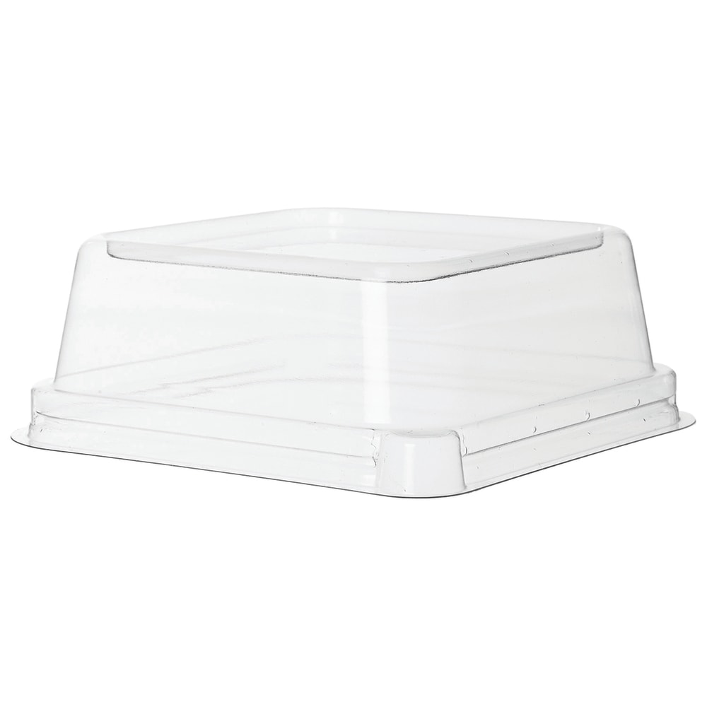 Eco-Products WorldView Square Lids, 5in, 100% Recycled, Clear, Pack Of 400 Lids