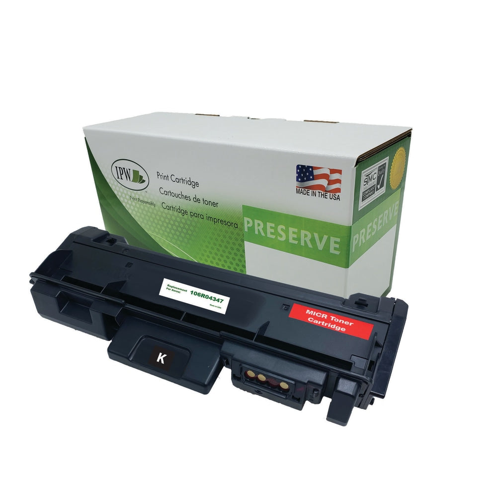 IPW Preserve Remanufactured Black High Yield Toner Cartridge Replacement For Xerox 106R04347, 106R04347-R-M-O