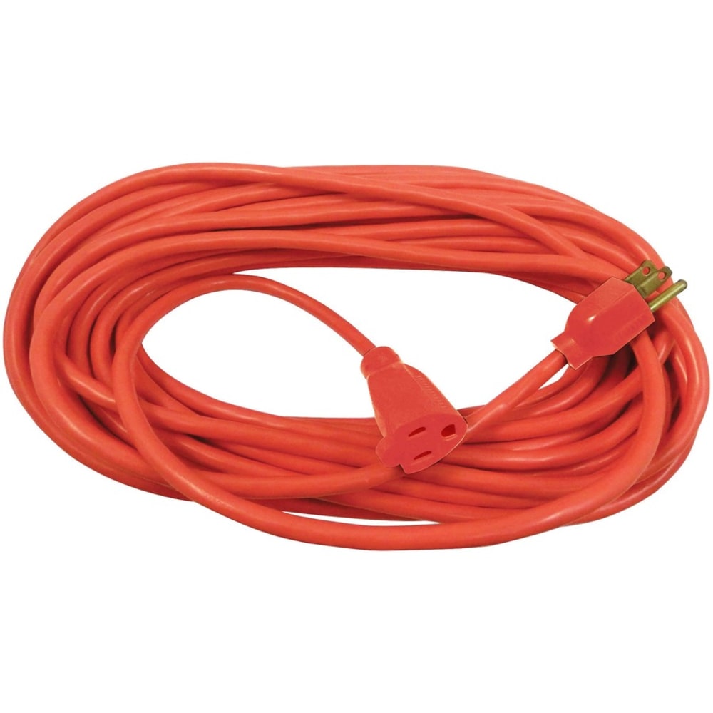 Compucessory Heavy-duty Indoor/Outdoor Extsn Cord - 16 Gauge - 125 V DC / 13 A - Orange - 50 ft Cord Length - 1