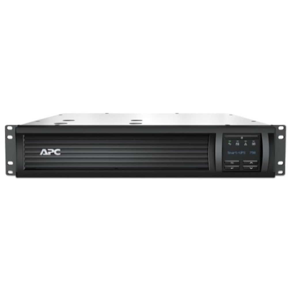 APC by Schneider Electric Smart-UPS 750VA LCD RM 2U 120V with L5-15P - 2U Rack-mountable - 3 Hour Recharge - 5 Minute Stand-by - 110 V AC Input - 120 V AC Output - Sine Wave - USB - 6 x NEMA 5-15R