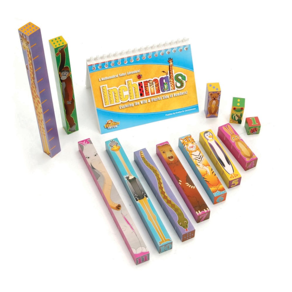 Fat Brain Toy Co. Inchimals, Pre-K To Grade 5, Pack Of 12 Pieces