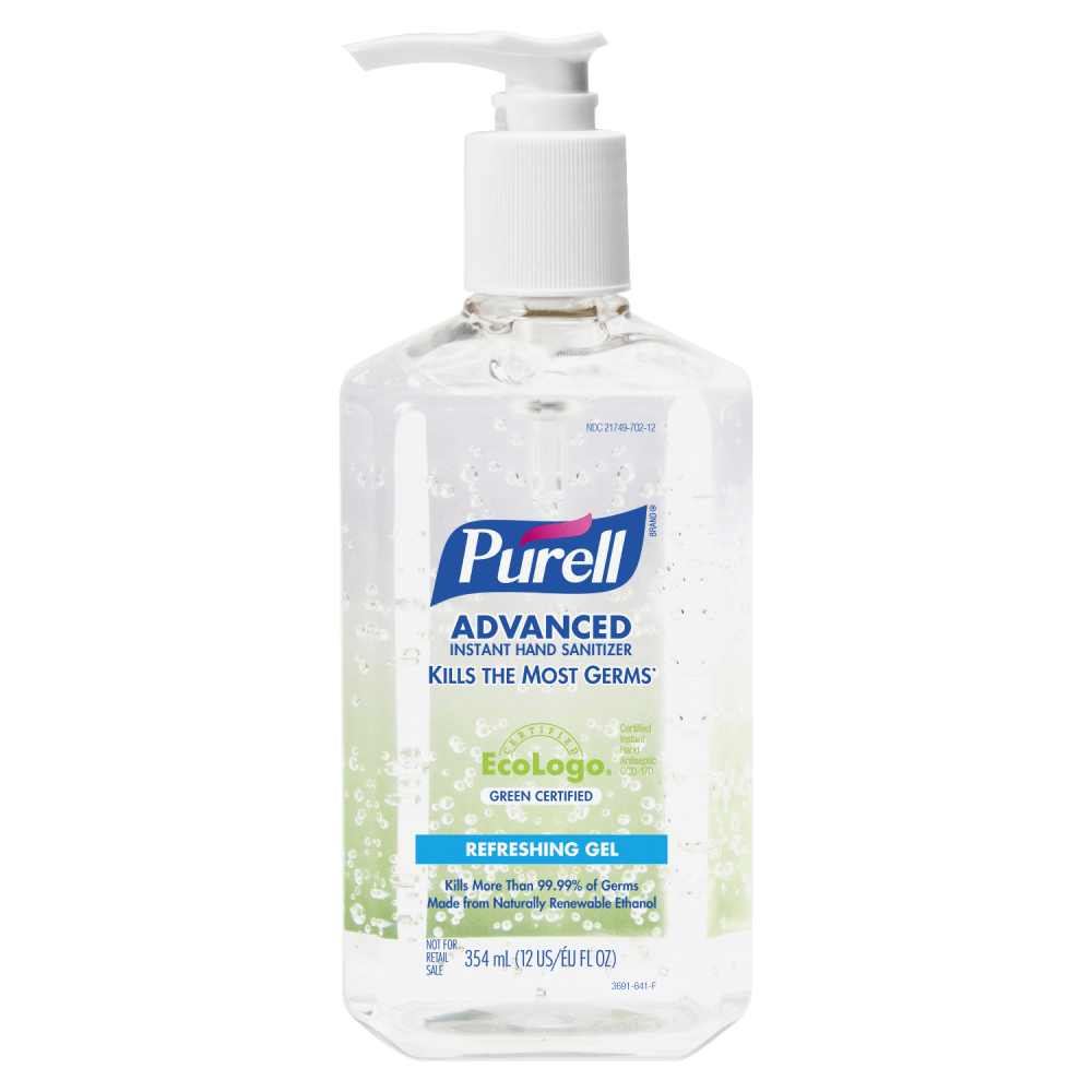 Purell ADX Advanced Green Certified Gel Instant Hand Sanitizer, 354.9 mL