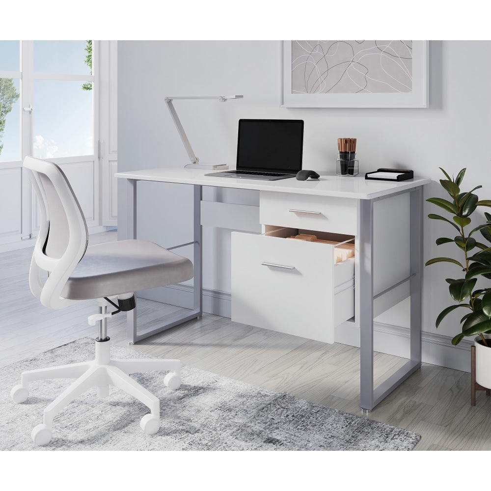 Realspace Halton 48inW Computer Desk, White