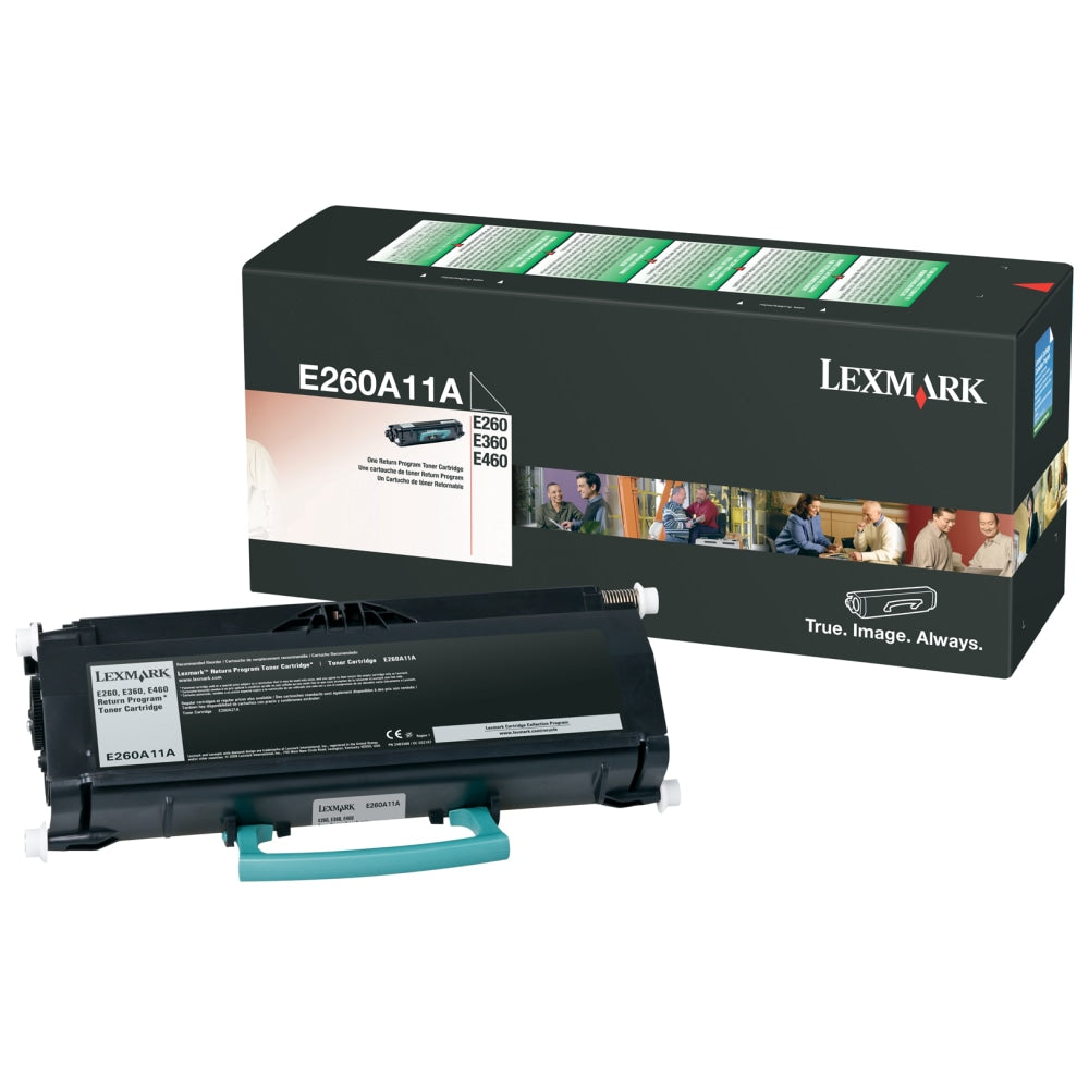 Lexmark E260A11A Black Return Program Toner Cartridge