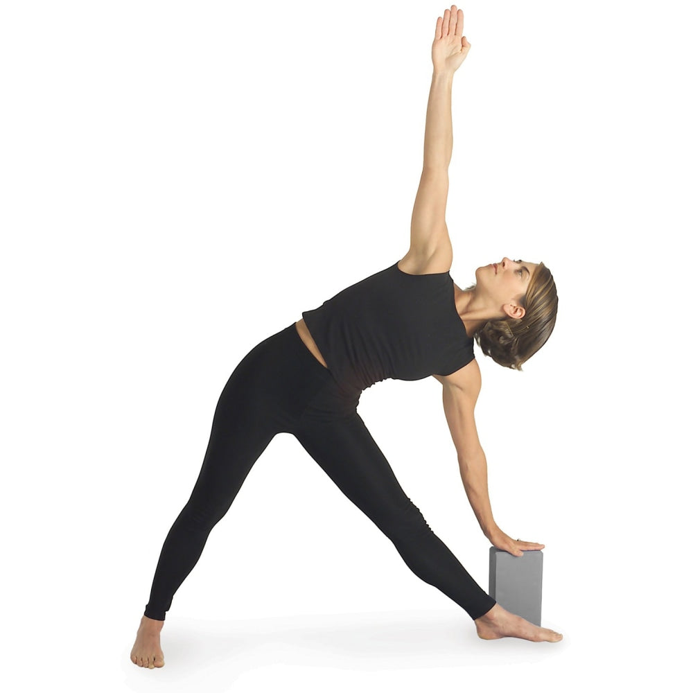 GoFit Yoga Block - Gray, Black