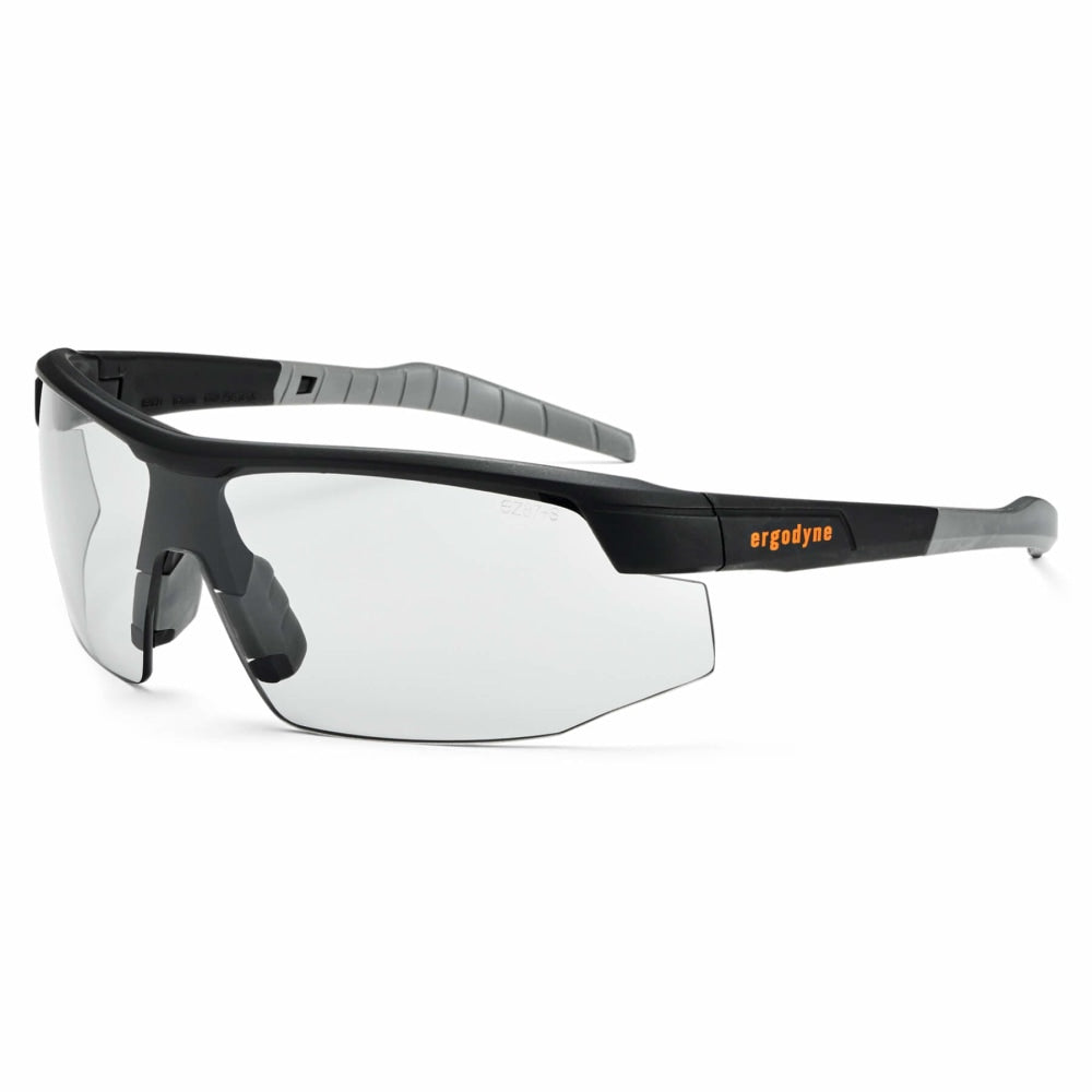 Ergodyne Skullerz Safety Glasses, SkOll, Matte Black Frame Indoor/Outdoor Lens