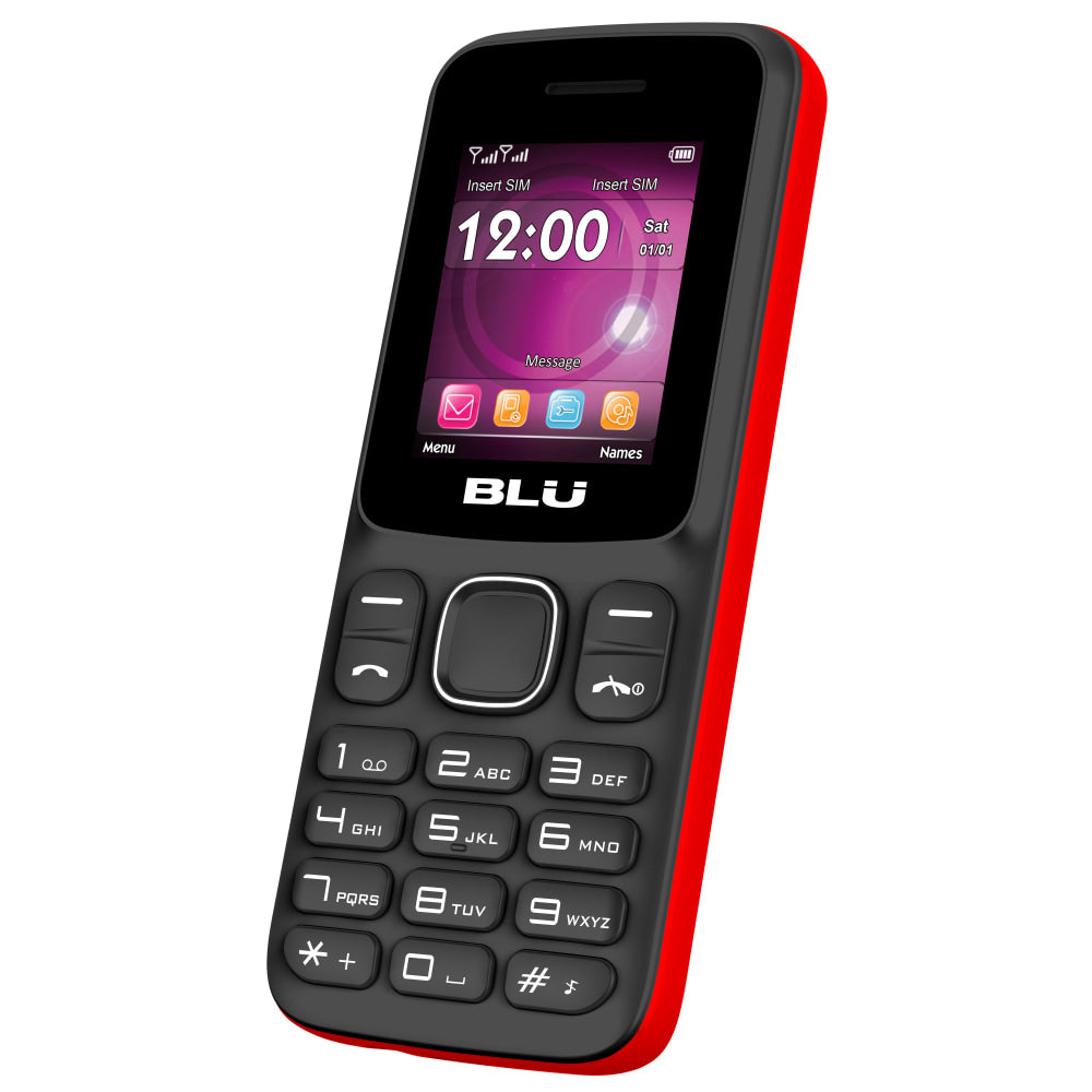 BLU Z4 Z190 Cell Phone, Red