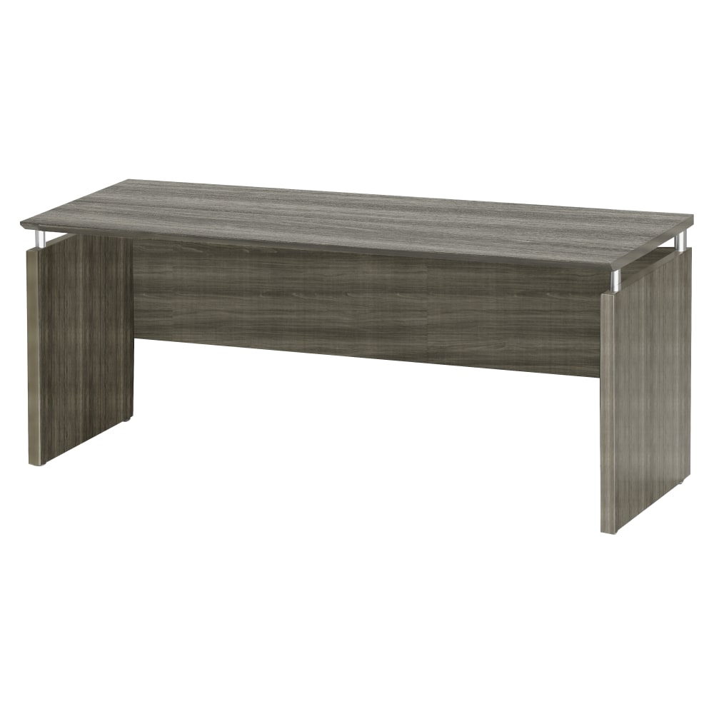 Mayline Medina 72inW Computer Desk Credenza, Gray