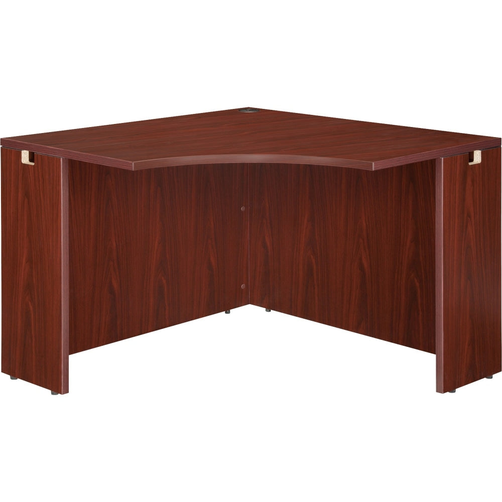 Lorell Essentials 42inW Corner Computer Desk, Mahogany