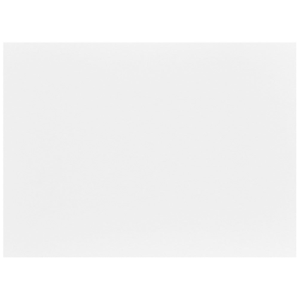 JAM Paper Blank Note Cards, 5 1/8in x 7in, White, Pack Of 100