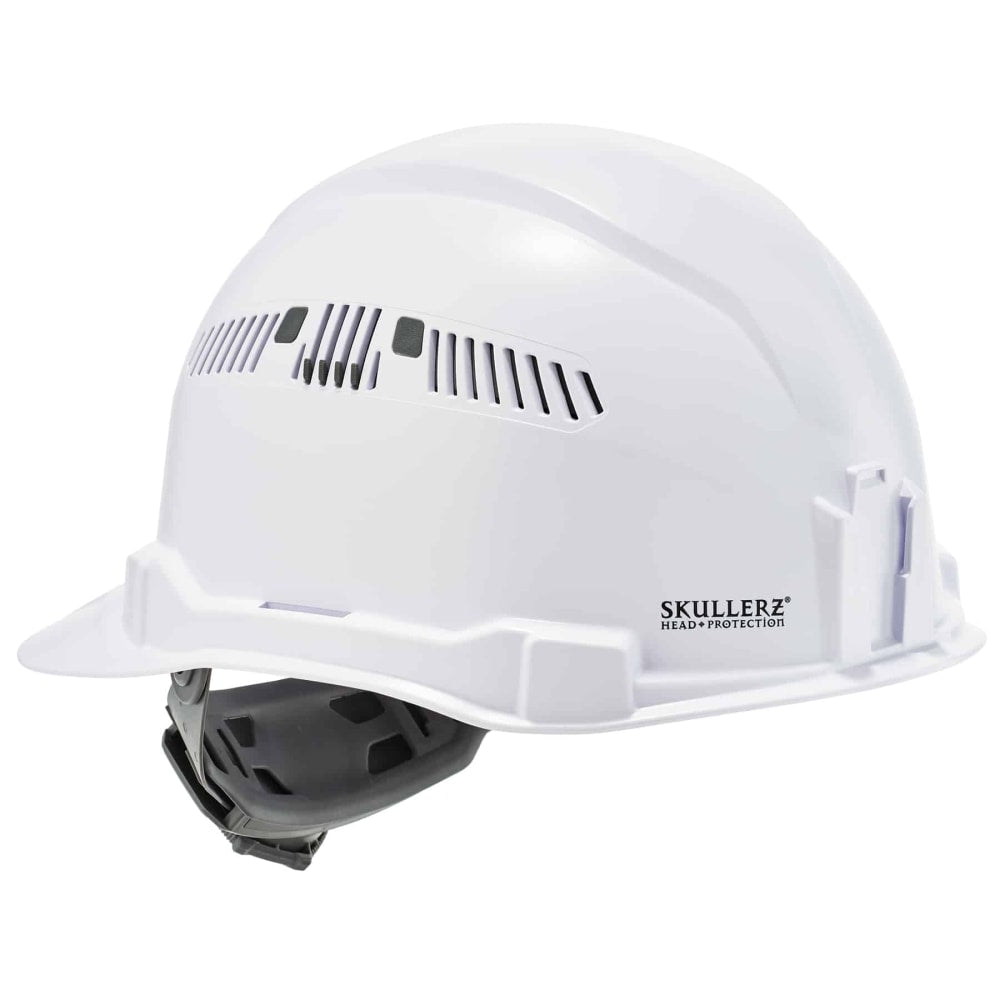 Ergodyne Skullerz 8972 Class C Hard Hat With Vented Ratchet Suspension, White