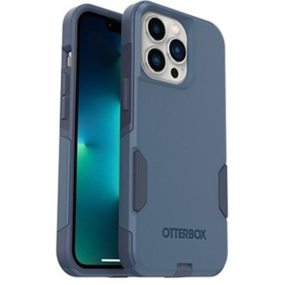 OtterBox iPhone 13 Pro Commuter Series Antimicrobial Case - For Apple iPhone 13 Pro Smartphone - Rock Skip Way (Blue)