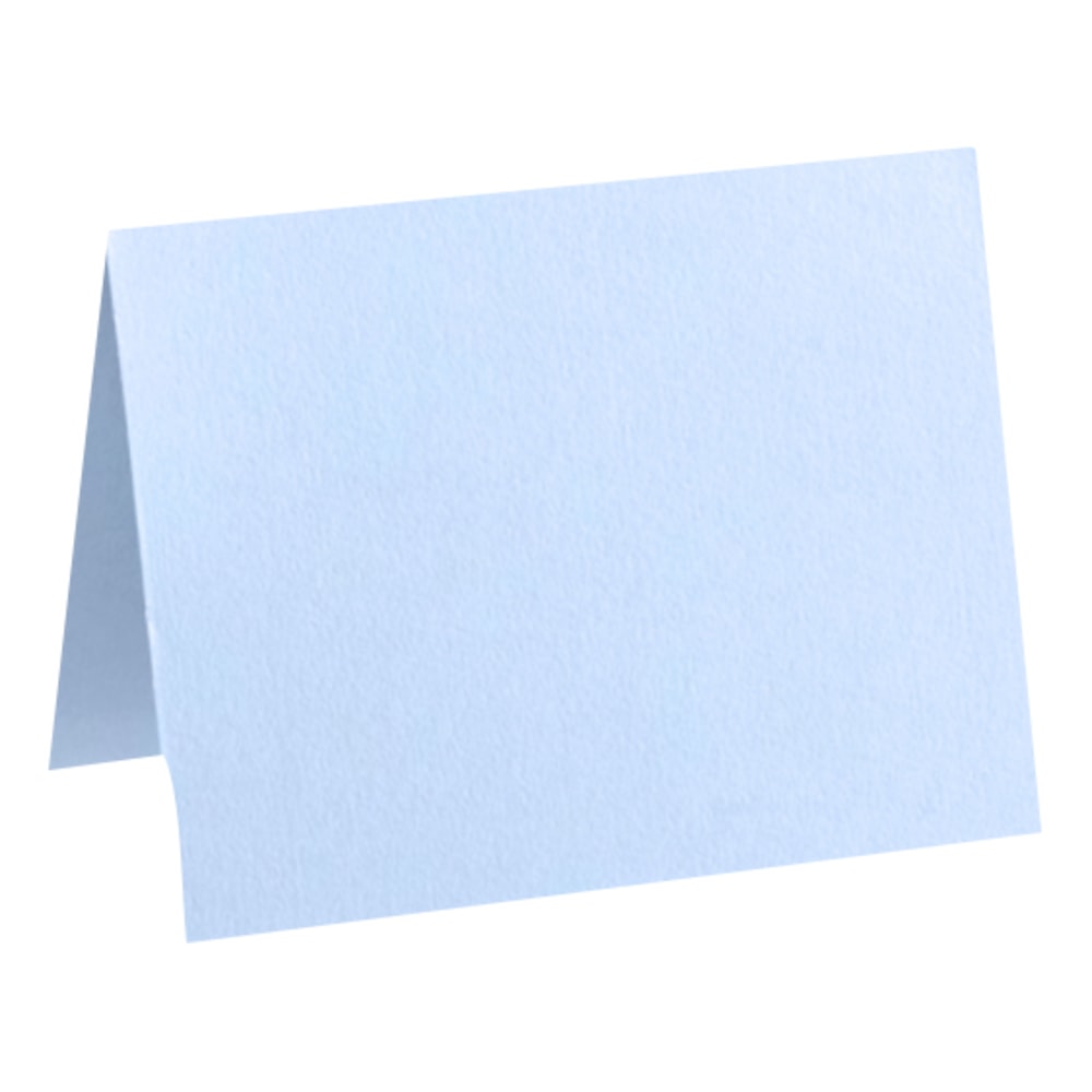 LUX Folded Cards, A6, 4 5/8in x 6 1/4in, Baby Blue, Pack Of 50