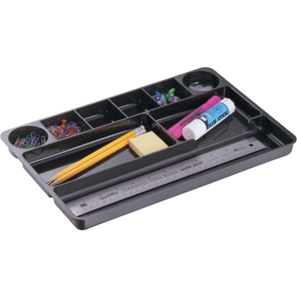 Office Depot Brand 30% Recycled Drawer Organizer, Black