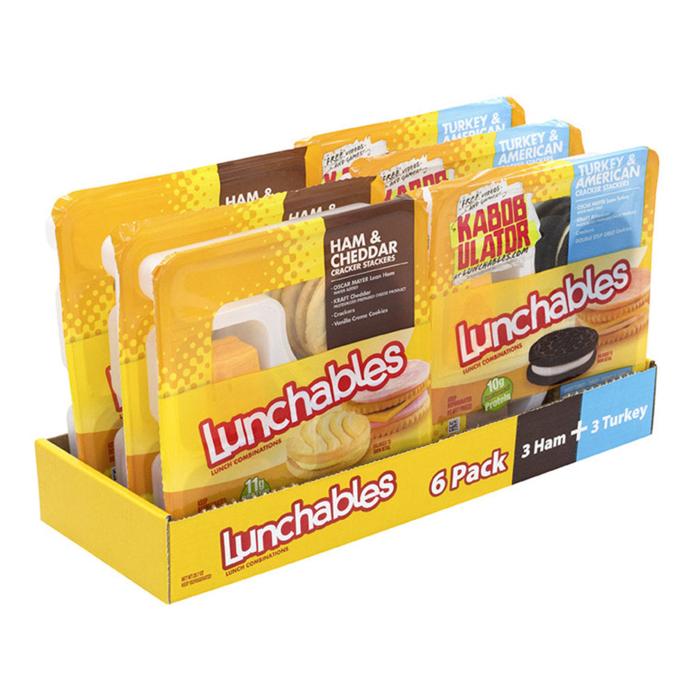 Lunchables Stackers, Assorted Flavors, Pack Of 6 Lunchables