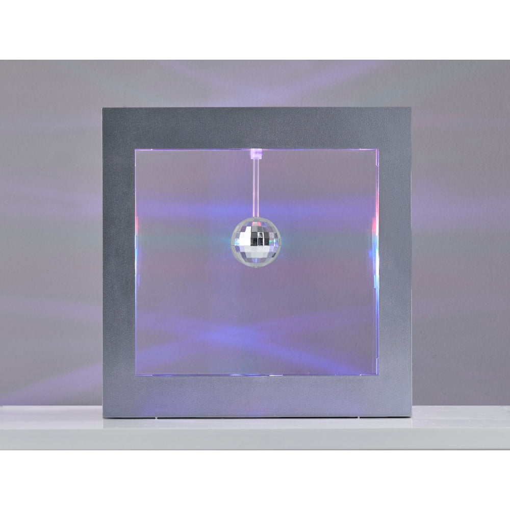 Adesso Simplee Disco Ball Light Box, 9inH, Silver